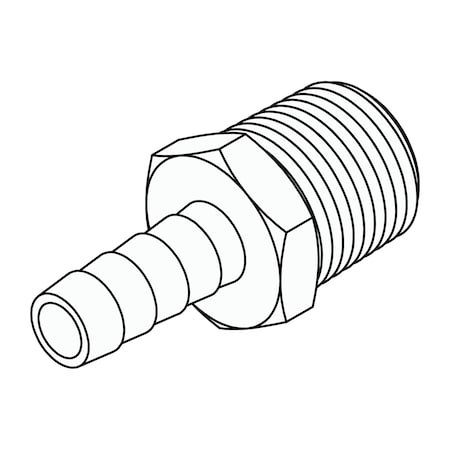 Tompkins Hydraulic Fitting-Steel08HB-08MP 4444-08-08
